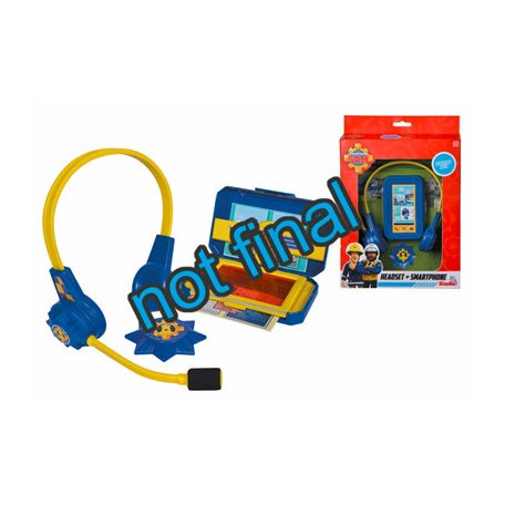 Sam Polizei Headset und Smartphone-2074227