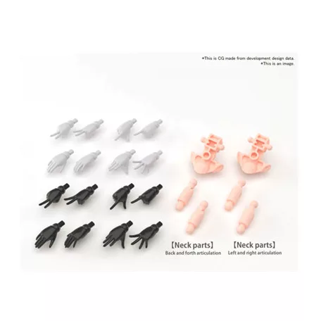 30 Minute Sisters - Option Hand Parts [White/Black]-MK63359