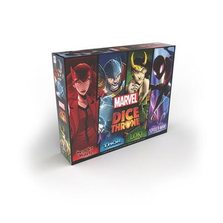 Dice Throne Marvel 4-Hero Box (Scarlet Witch, Thor, Loki, Spider-Man) - EN-DT011-754-002200-04