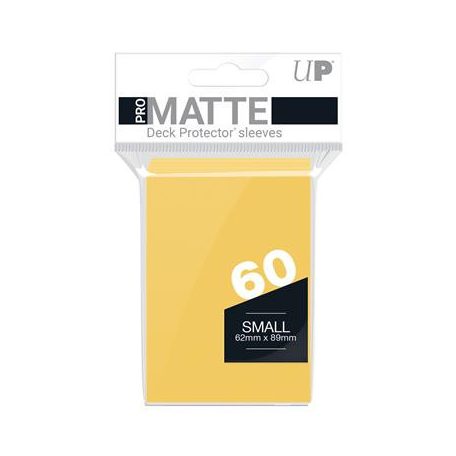 UP - Small Sleeves - Pro-Matte - Yellow (60 Sleeves)-84268