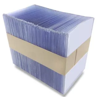 UP - 3" X 4" Super Thick 130 pt Toploader 1000Pcs-84520