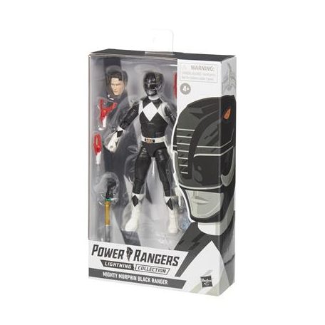 Power Rangers Lightning Collection Mighty Morphin Power Rangers Black Ranger Figure-F4510ES00