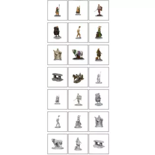 Wizkids Deep Cuts Unpainted Miniatures: Brigante Celts-90454