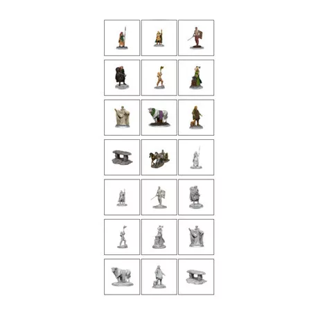 Wizkids Deep Cuts Unpainted Miniatures: Brigante Celts-90454