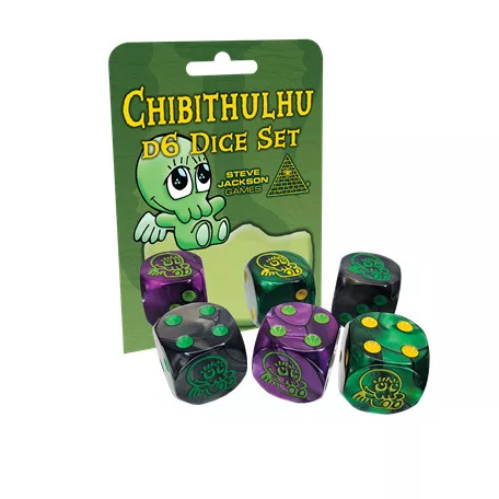 Chibithulhu d6 Dice Set-SJG5998