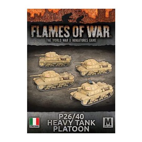 Flames Of War - P40 Heavy Tank (x4)-IBX21