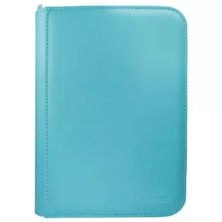 UP - Vivid 4-Pocket Zippered PRO-Binder: Light Blue-15896