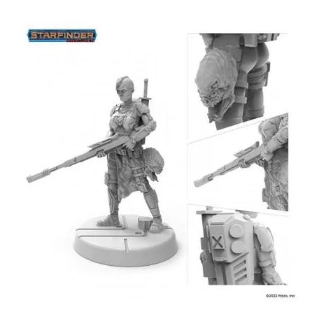 Starfinder Miniatures: Android Xenoseeker - EN-PSF0027