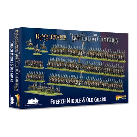 Black Powder Epic Battles: Waterloo  - French Middle & Old Guard Plastic Boxset - EN-312002004