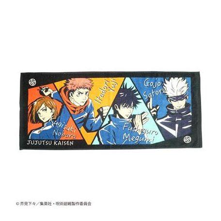 Towel Members of Kyoto Prefectural Jujutsu High School 34x80cm - Jujutsu Kaisen-MARU-JJ-77601