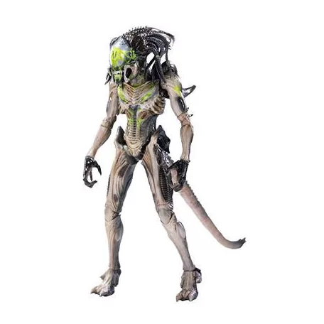 Alien Vs. Predator: Requiem Battle Damage Previews Exclusive Predalien 1/18-Scale Figure-FEB222505