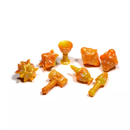 PolyHero Cleric 8 Dice Set Sunstorm-PHD2310