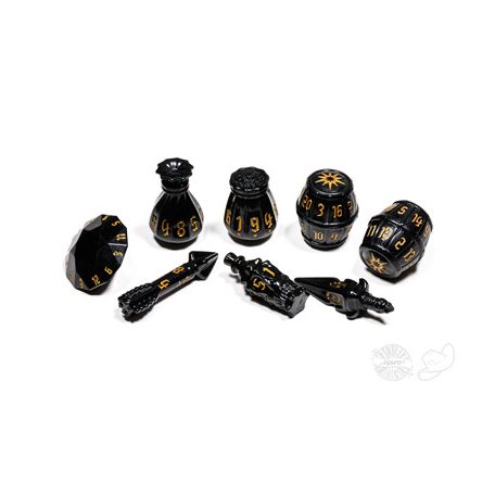 PolyHero Rogue 8 Dice Set Nightshade-PHD2323