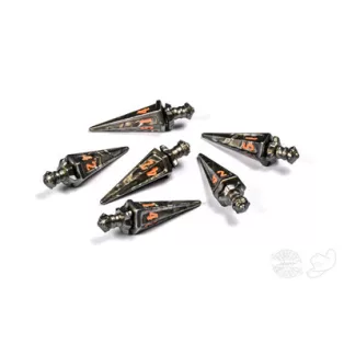 PolyHero Warrior 6d6 Swords Steel Grey-PHD2332