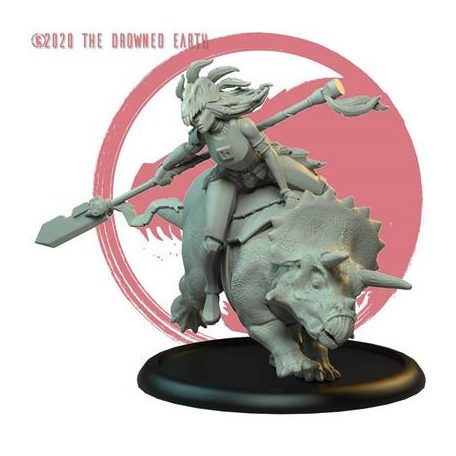 The Drowned Earth: Akara Mounted - EN-TDE-B4008
