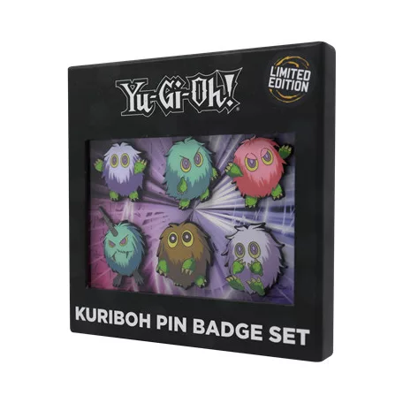 Yu-Gi-Oh Set of 6 Limited Edition Kuriboh Pin Badges-KON-YGO57
