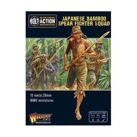 Bolt Action - Japanese Bamboo Spear Fighter squad - EN-402216001