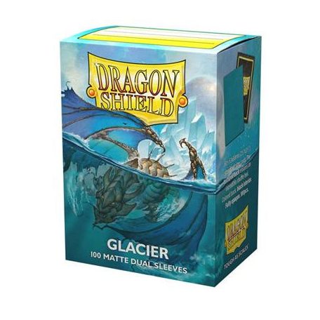 Dragon Shield Standard Matte Dual Sleeves - Glacier Miniom (100 Sleeves)-AT-15031