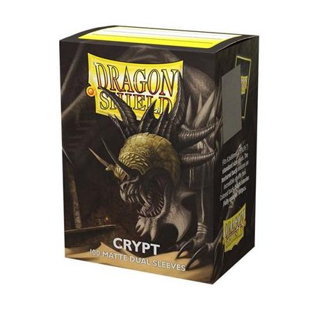 Dragon Shield Standard Matte Dual Sleeves - Crypt Neonen (100 Sleeves)-AT-15052