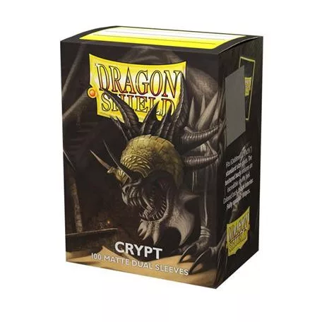 Dragon Shield Standard Matte Dual Sleeves - Crypt Neonen (100 Sleeves)-AT-15052