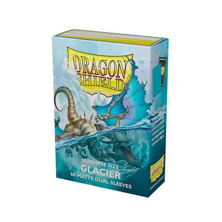 Dragon Shield Japanese size Matte Dual Sleeves - Glacier Miniom (60 Sleeves)-AT-15131