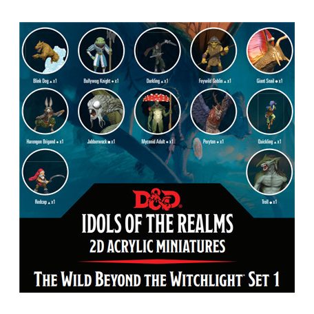 D&D Idols of the Realms: The Wild Beyond The Witchlight : 2D Set 1 - EN-WZK94514