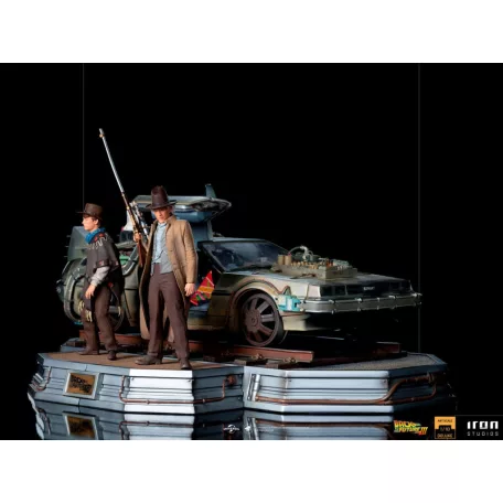 DeLorean III Full Set - Back to the Future Part III - Art Scale 1/10-UNBTTF59321-10