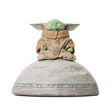 Diamond Select Toys - Star Wars: The Mandalorian Grogu On Seeing Stone 1/6 Scale Milestones Statue-MAR222295