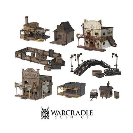 Warcradle Scenics: Red Oak Town Set 1 - EN-WSA540017
