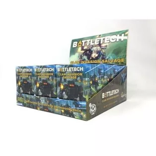 Battletech - Clan Invasion Salvage Blind Box Display (9) - EN-CAT-36006