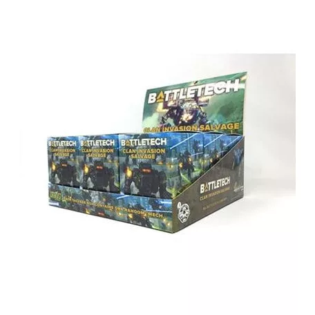 Battletech - Clan Invasion Salvage Blind Box Display (9) - EN-CAT-36006