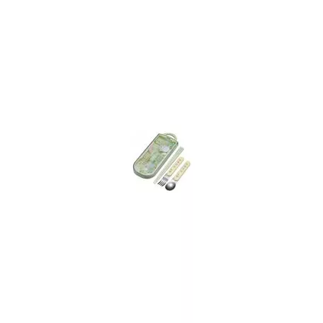 My Neighbor Totoro - Chopsticks Spoon Fork Box Set Totoro Holding Umbrella-SKATER-56728