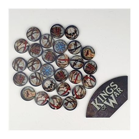 Kings of War - Game token set & Arc Template - EN-MGKWM108