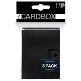 UP - PRO 15+ Card Box 3-pack: Black-85495