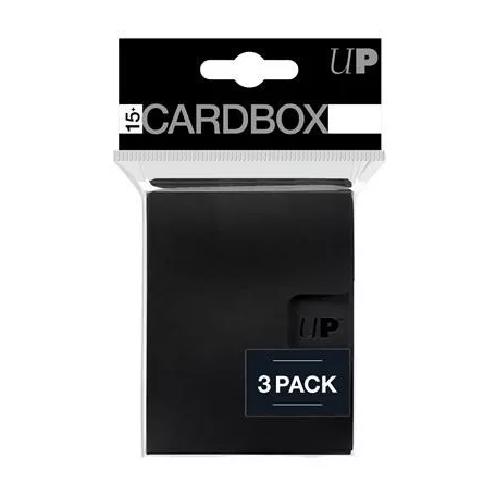 UP - PRO 15+ Card Box 3-pack: Black-85495