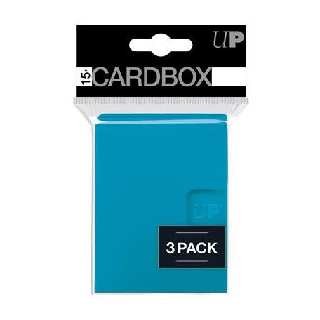 UP - PRO 15+ Card Box 3-pack: Light Blue-85542