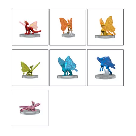 D&D Icons of the Realms: Pride of Faerie Dragons Box Set-96143