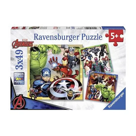 Ravensburger Puzzle Marvel Avengers 3 x 49 pcs-08040