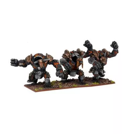Kings of War - Abyssal Dwarf: Lesser Obsidian Golems - EN-MGKWK23-1