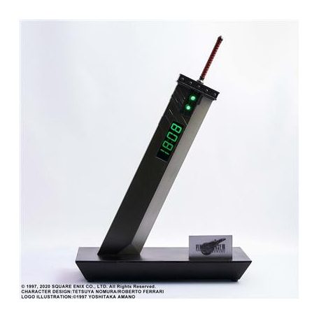 Final Fantasy VII Remake Digital Clock - Buster Sword-XFF07ZZ269