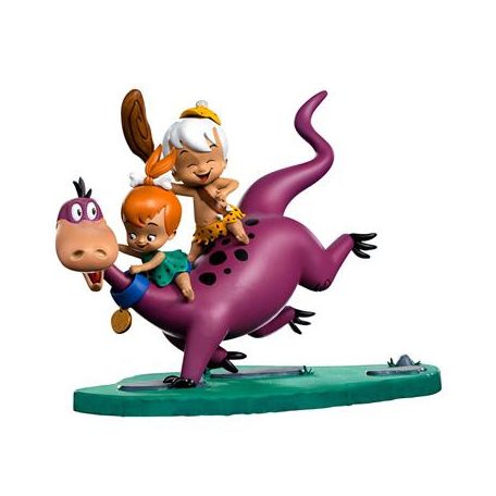 Statue Dino, Peebles, Bamm-Bamm - The Flintstones - Art Scale 1/10-FLINST59221-10