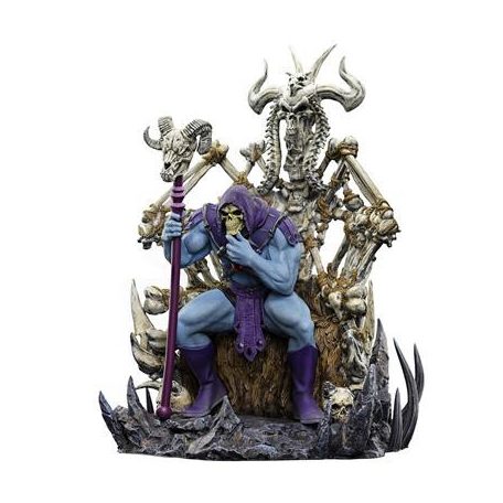 Skeletor on Throne Deluxe - Masters of the Universe - Art Scale 1/10-HEMAN63522-MC