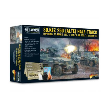 Bolt Action - Sd.Kfz 250 (Alte) Half-Track (Options For 250/1, 250/9 & 250/11 Variants) - EN-402012052