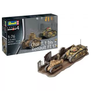 Revell: Char B.1 bis & Renault FT.17-03278