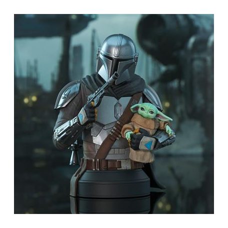 Gentle Giant - Star Wars The Mandalorian With Grogu 1/6 Scale Px Bust-DEC219397