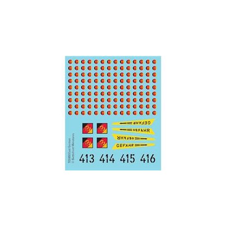 East German Decals (x4) - EN-TEG950