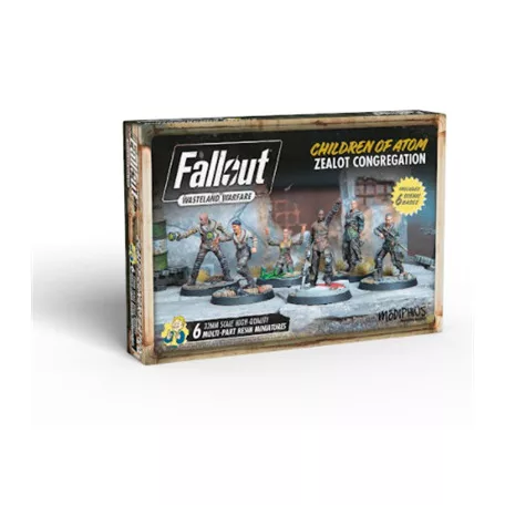 Fallout Wasteland Warfare - Children of Atom: Zealot Congregation - EN-MUH052224