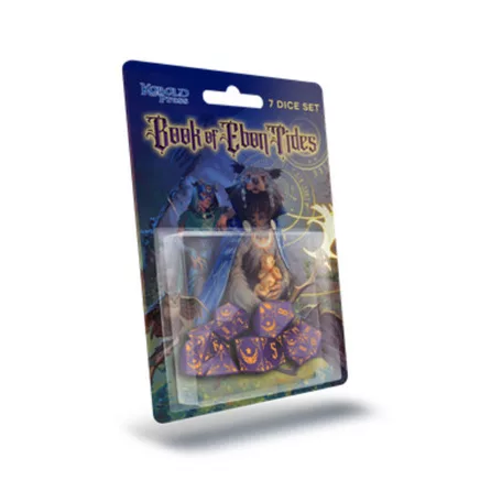 Book of Ebon Tides 7 Dice Set-KOB9368