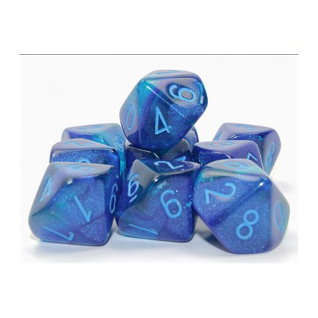 Gemini Blue-Blue/light blue Luminary Set of 10 d10s-26263