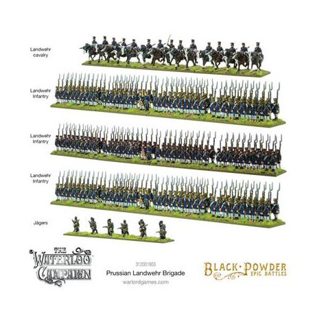 Black Powder Epic Battles - Waterloo: Prussian Landwehr Brigade-312001803